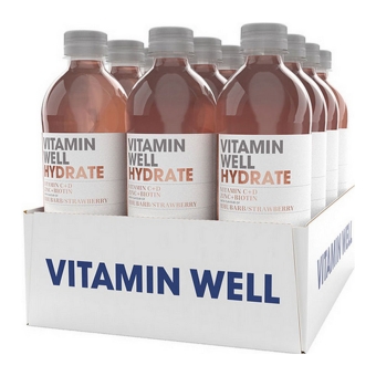 Vitamin Well | Hydrate | Pet | 12 x 500ml