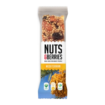 Nuts & Berries | Bar Mediterran Bio | 15 x 40 gram