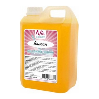 Nic | Milkshakesiroop Banaan | 2 liter