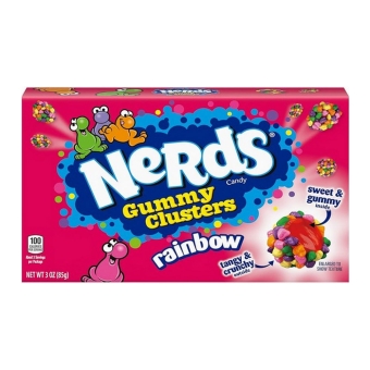 Nerds | Gummy Clusters Original Theatre Box | 12 x 85 gram