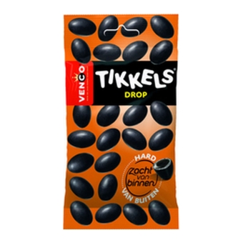 Venco Tikkels Drop 45 gr 24 zakjes