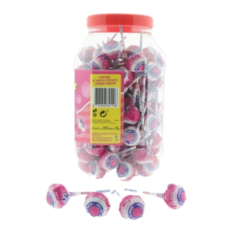 Mister Bubble | Aardbei | 100 lollies