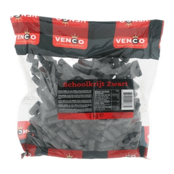 Venco | Schoolkrijt | Zwart | 1 kg