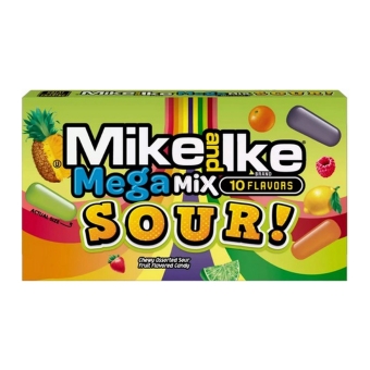 Mike And Ike | Mega Mix Sour Theatre Box | 12 x 120 gram