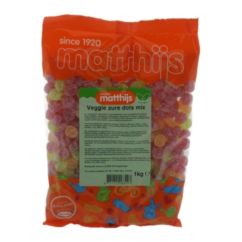 Matthijs | Veggie | Zure Dots Mix | 1 kg