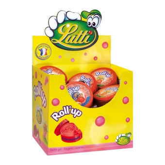 Lutti | Roll Up | Aardbei | 24 stuks