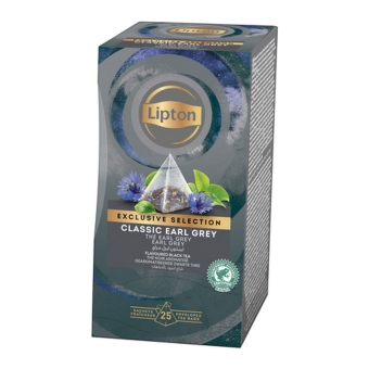 Lipton Tea | Exclusive Selection |  Earl Grey | Doos 6 x 25 stuks