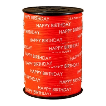 Lint | Happy Birthday Oranje | 10 mm x 225 m | Per rol