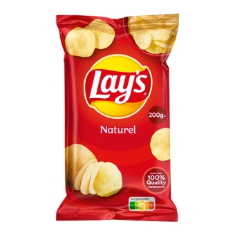 Lay's | Chips Naturel | 18 x 200 gram