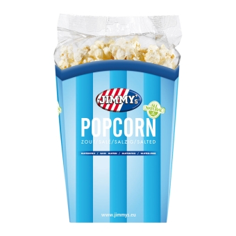 Jimmy's | Popcorn zout | Tub 6 x 90 gram