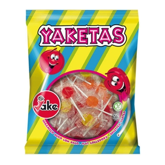 Jake | Yaketas Assorted Lollipops | 150 x 5 gram