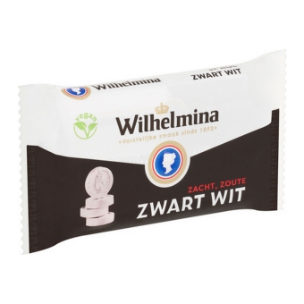 Wilhelmina | Zwart Wit Vegan Rol 3-Pack | 16 stuks