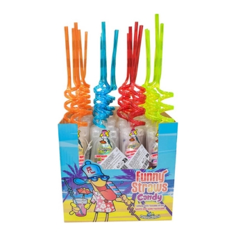 Funny Candy | Straw Pop | 20 x 40 gram