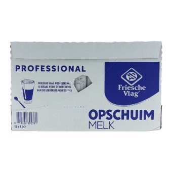 Friesche Vlag | Opschuimmelk | 12 x 1 liter