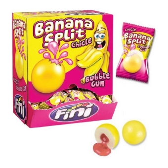 Fini | Banana split gum | 200 stuks