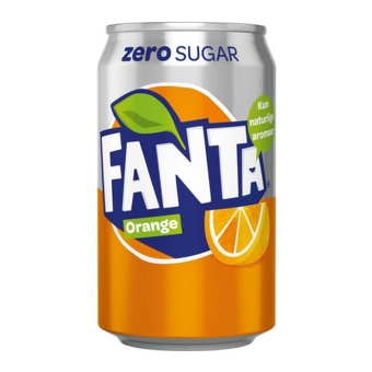 Fanta | Orange Zero (DK) | Blik | 24 x 33 cl