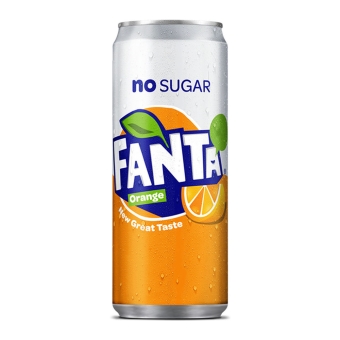 Fanta | Orange | Zero | Sleek Blik | 24 x 33 cl