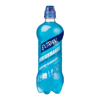 Extran Performance Blueberry sportdrank | Petfles 6 x 0,5 liter