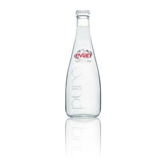 Evian | Pure | Glazen Flesjes | 20 x 33 cl