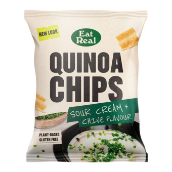 Eat Real | Sour Cream & Chives Quinoa Chip | 18 x 40 gram