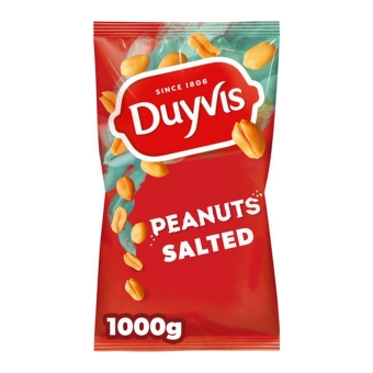 Duyvis | Pinda's Gezouten | Zak 1 kilogram | !!!!!! Let op THT 2-11 !!!!!!