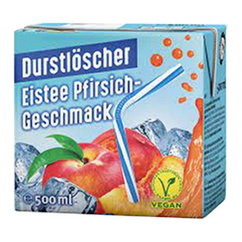 Durstloscher | Eistee Pfirisch | 12 x 0.5 liter