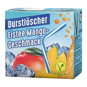 Durstloscher | Eistee Mango | 12 x 0.5 liter