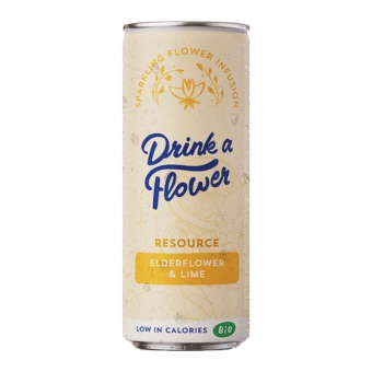 Drink A Flower | Elderflower&Lime Bio | Blik | 12 x 25 cl