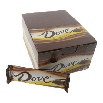 Dove | Caramel | Doos 24 repen