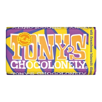 Tony's | Wit Framboos Biscuit Disco | 15 x 180 gram