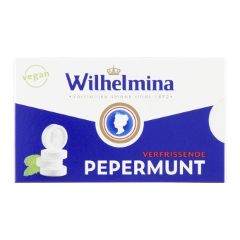 Wilhelmina | Pepermunt | Vegan Liggend | 24 x 100 gram