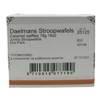 Daelmans | Jumbo Stroopwafels | 2- pack | 18 stuks