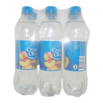 Crystal Clear Peach | Petfles 6 x 0,5 liter