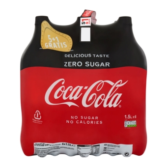 Coca Cola Zero | Petfles 6 x 1,5 liter