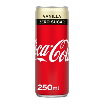 Coca Cola | Zero | Vanille | Blik | 24 x 25 cl