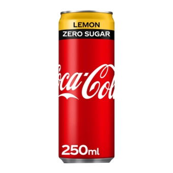 Coca Cola | Lemon | Zero | Blik | 12 x 250 ml