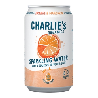 Charlie's Organic | Orange & Mandarin | Bio | Blik | 12 x 33 cl