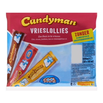 Candyman | Vrieslollies | 50 ml | 20 stuks