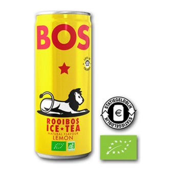 BOS | Ice Tea Lemon Bio | Blik | 12 x 250 ml