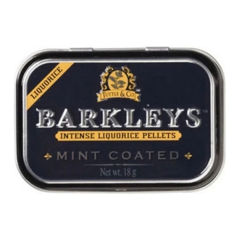 Barkleys | Liquorice Pellets | Mint | 12 x 18 gram