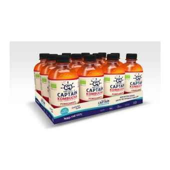 The Gutsy Captain | Kombucha Pomegranate | Bio | 12 x 400 ml