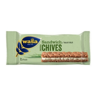 Wasa | Sandwich Cream Cheese & Chives | 24 repen