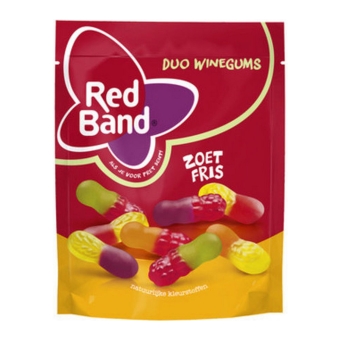 Red Band | Duo Winegums Zoet&Fris | 10 x 205 gram