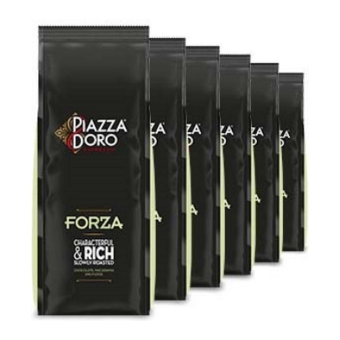 Piazza d' Oro | Forza koffiebonen | Doos 6 x 1 kg