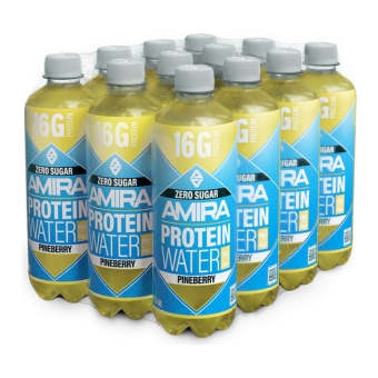 Amira | Protein Water Pineberry | Pet | 12 x 50 cl