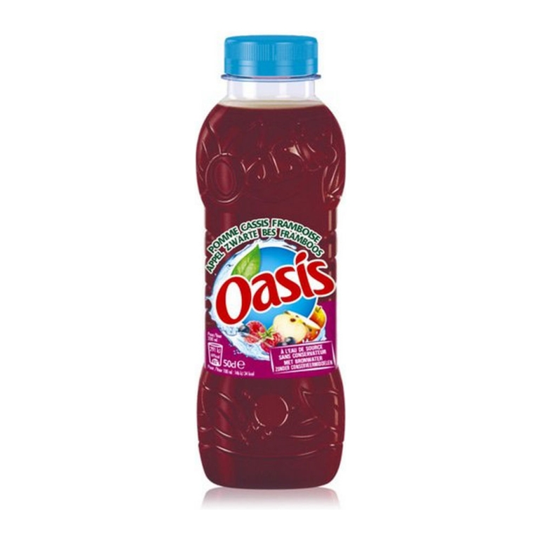 Oasis | Appel & Cassis & Framboos | Petfles | 12 x 50 cl