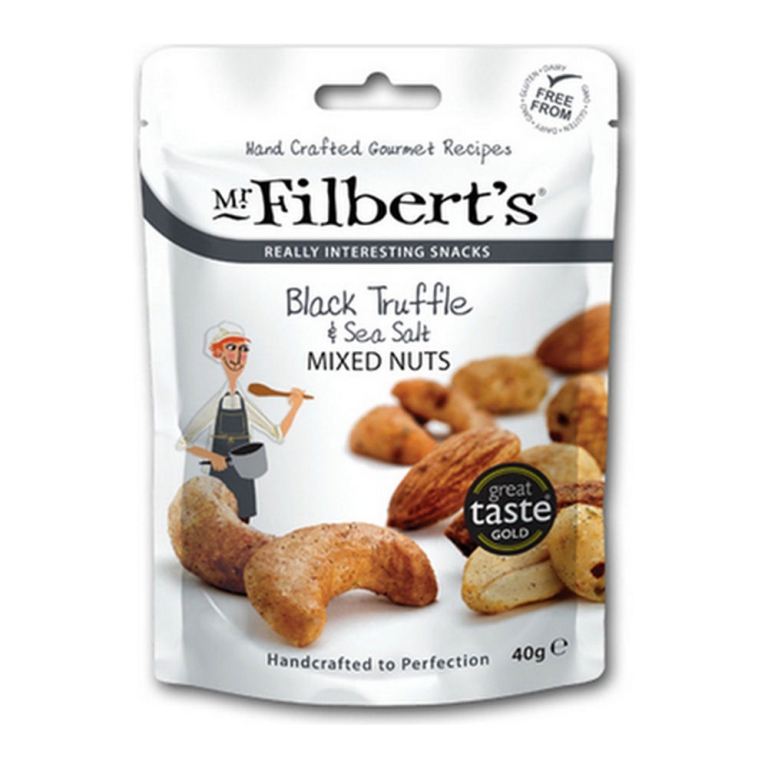 Mr Filberts | Mixed Nuts Black Truffle | 20 x 40 gram