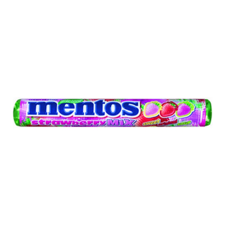 Mentos | Strawberry Mix | Rol | 40 x 37.5 gram