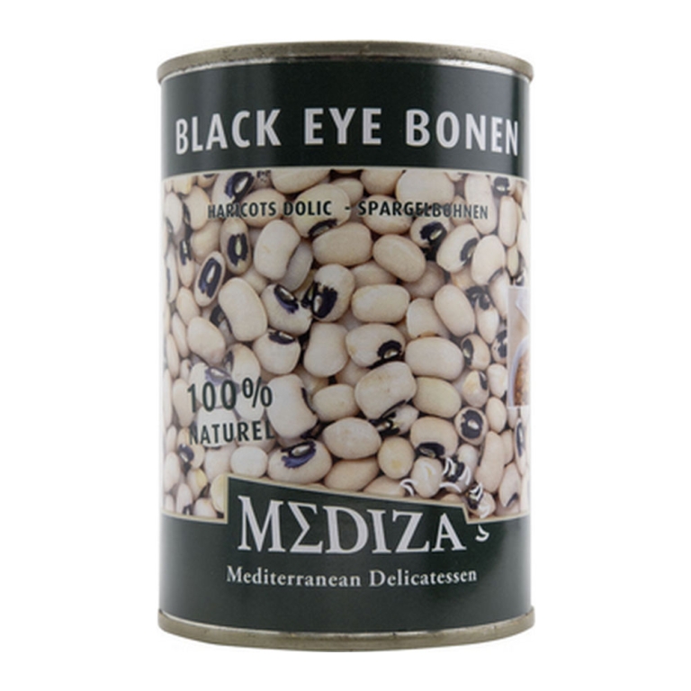 Mediza | Zwarte Oogbonen | 12 x 400 gram