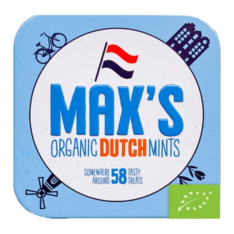 Max's Mints | Dutch Blikje Bio | 8 x 35 gram